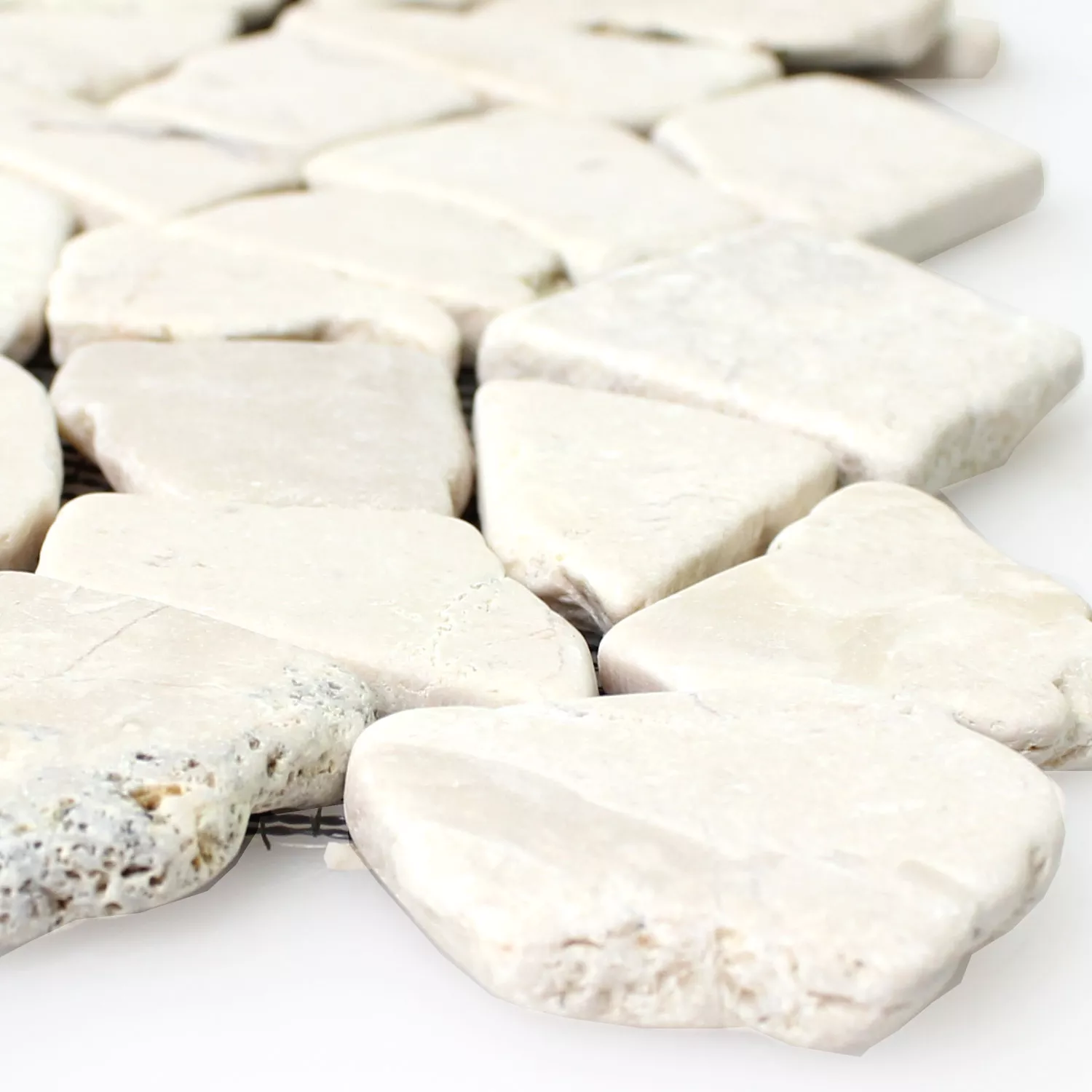 Mosaikfliesen Marmor Bruch Biancone 3 Mosaikfliesen Marmor Bruch Biancone