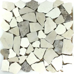 Mosaikfliesen Marmor Bruch Coffee Beige -Mosafil Shop mosaikfliesen marmor bruch coffee beige 4 83