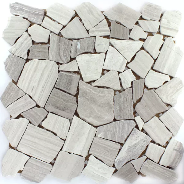 Mosaikfliesen Marmor Bruch Karamell Beige 6 Mosaikfliesen Marmor Bruch Karamell Beige – Bild 4