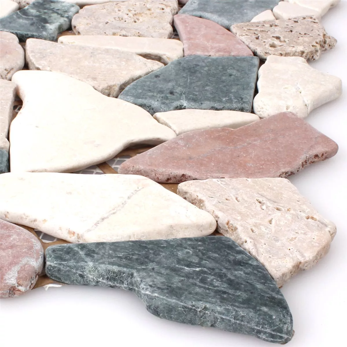 Mosaikfliesen Marmor Bruch Multi 3 Mosaikfliesen Marmor Bruch Multi