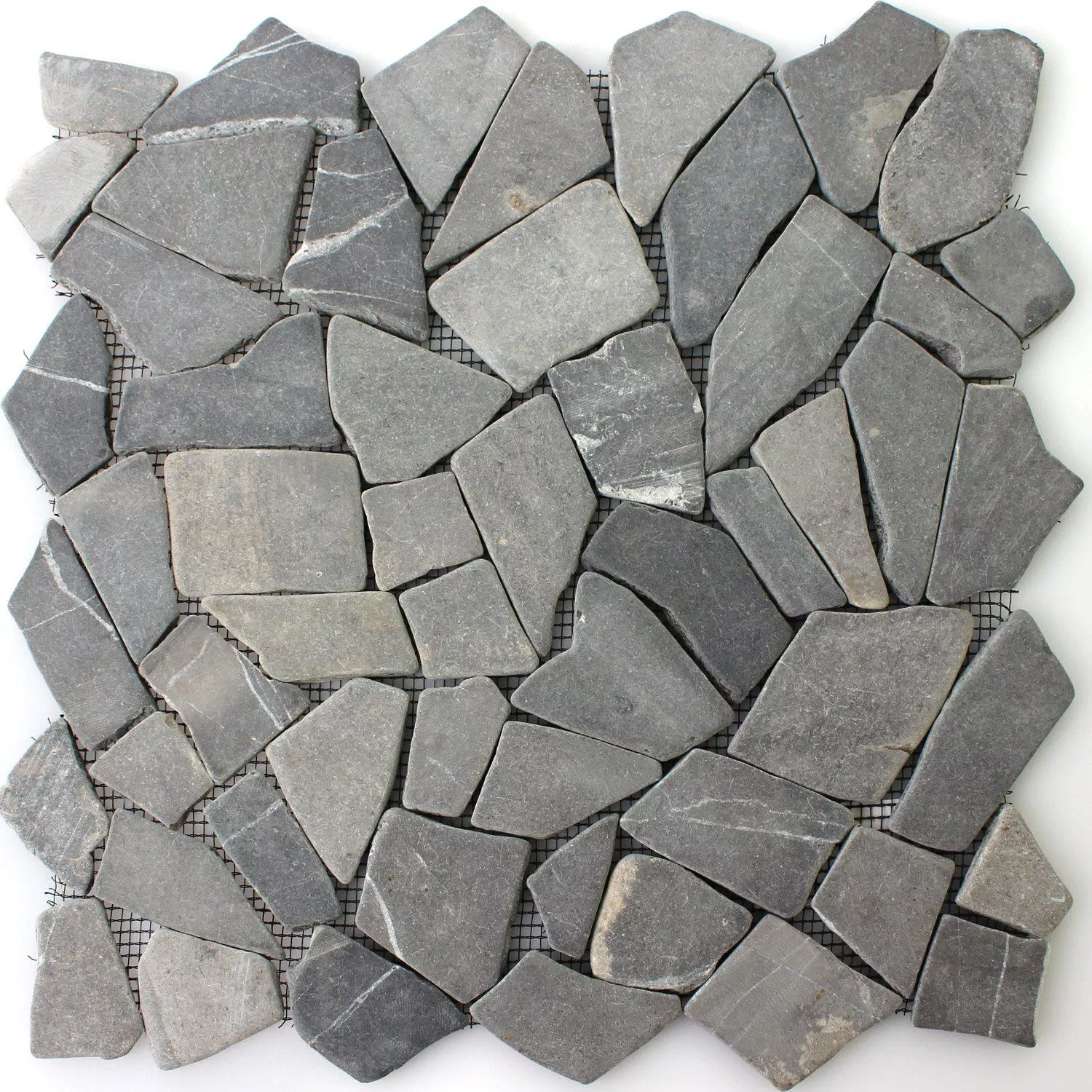 Mosaikfliesen Marmor Bruch Nero 6 Mosaikfliesen Marmor Bruch Nero – Bild 4