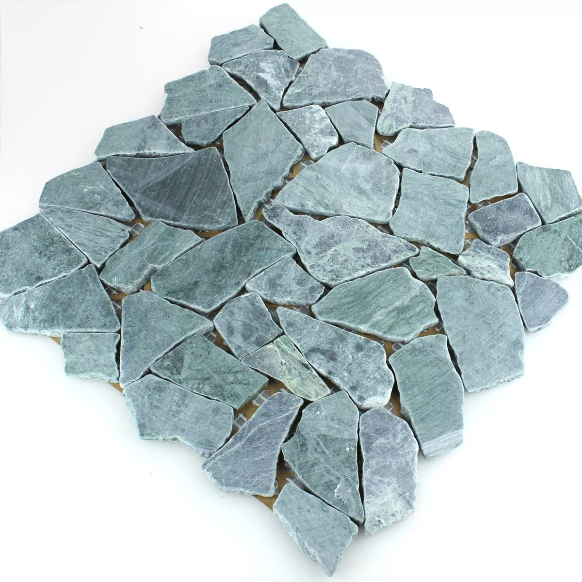 Mosaikfliesen Marmor Bruch Verde Guatemala 5 Mosaikfliesen Marmor Bruch Verde Guatemala – Bild 3