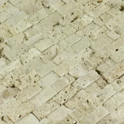Alternative view of Mosaikfliesen Marmor Mauerverblender Brickstones Beige