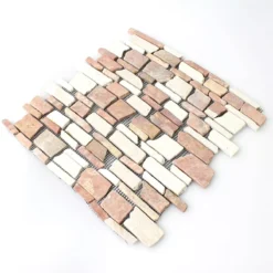Mosaikfliesen Marmor Naturstein Brick Biancone Rosso 8 Mosaikfliesen Marmor Naturstein Brick Biancone Rosso -Mosafil Shop mosaikfliesen marmor naturstein brick biancone rosso 3 75