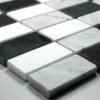 Mosaikfliesen Marmor Schwarz Weiss Mix 1 Mosaikfliesen Marmor Schwarz Weiss Mix -Mosafil Shop mosaikfliesen marmor schwarz weiss mix 1 9