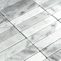 Mosaikfliesen Marmor Stäbchen Poliert Weiss 7 Mosaikfliesen Marmor Stäbchen Poliert Weiss -Mosafil Shop mosaikfliesen marmor staebchen gefraest poliert weiss 2 39