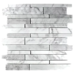 Mosaikfliesen Marmor Stäbchen Weiss 9 Mosaikfliesen Marmor Stäbchen Weiss -Mosafil Shop mosaikfliesen marmor staebchen gefraest weiss 4 96