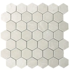 Mosaikfliesen Marmor Tarsus Hexagon Beige -Mosafil Shop mosaikfliesen marmor tarsus hexagon beige 4 75
