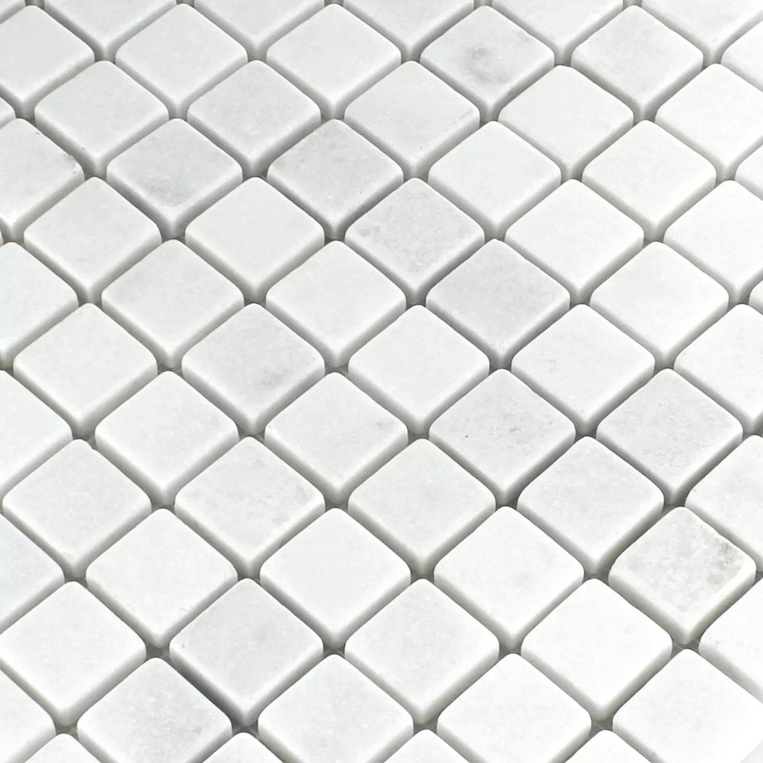 Mosaikfliesen Marmor Treviso Weiss 4 Mosaikfliesen Marmor Treviso Weiss – Bild 2