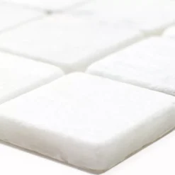 Mosaikfliesen Marmor Treviso Weiss 48