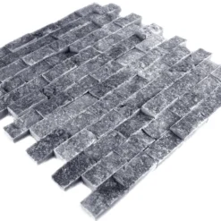 Mosaikfliesen Marmor Visso Nero 3D 8 Mosaikfliesen Marmor Visso Nero 3D -Mosafil Shop mosaikfliesen marmor visso nero 3d 3 51