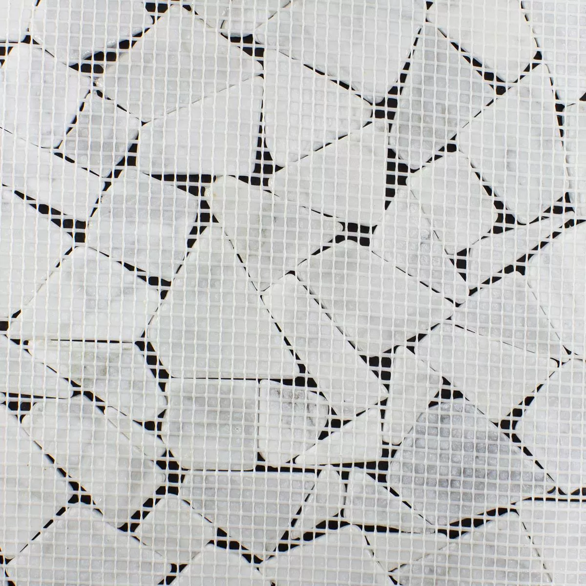 Marmor Bruch Mosaikfliesen Mareblu Carrara Weiss 8 Marmor Bruch Mosaikfliesen Mareblu Carrara Weiss – Bild 6