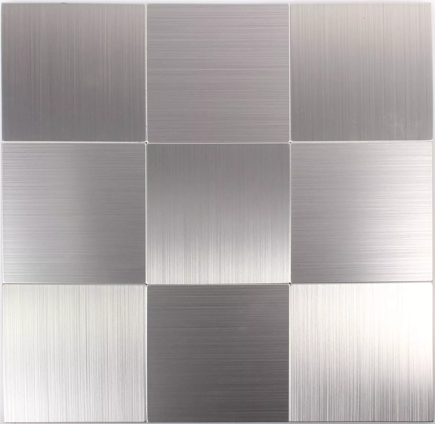 Mosaikfliesen Metall Selbstklebend Mikros Silber Quadrat 100 6 Mosaikfliesen Metall Selbstklebend Mikros Silber Quadrat 100 – Bild 4