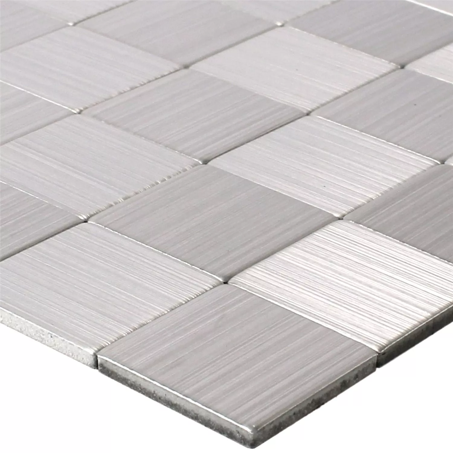Mosaikfliesen Metall Selbstklebend Mikros Silber Quadrat 25 3 Mosaikfliesen Metall Selbstklebend Mikros Silber Quadrat 25