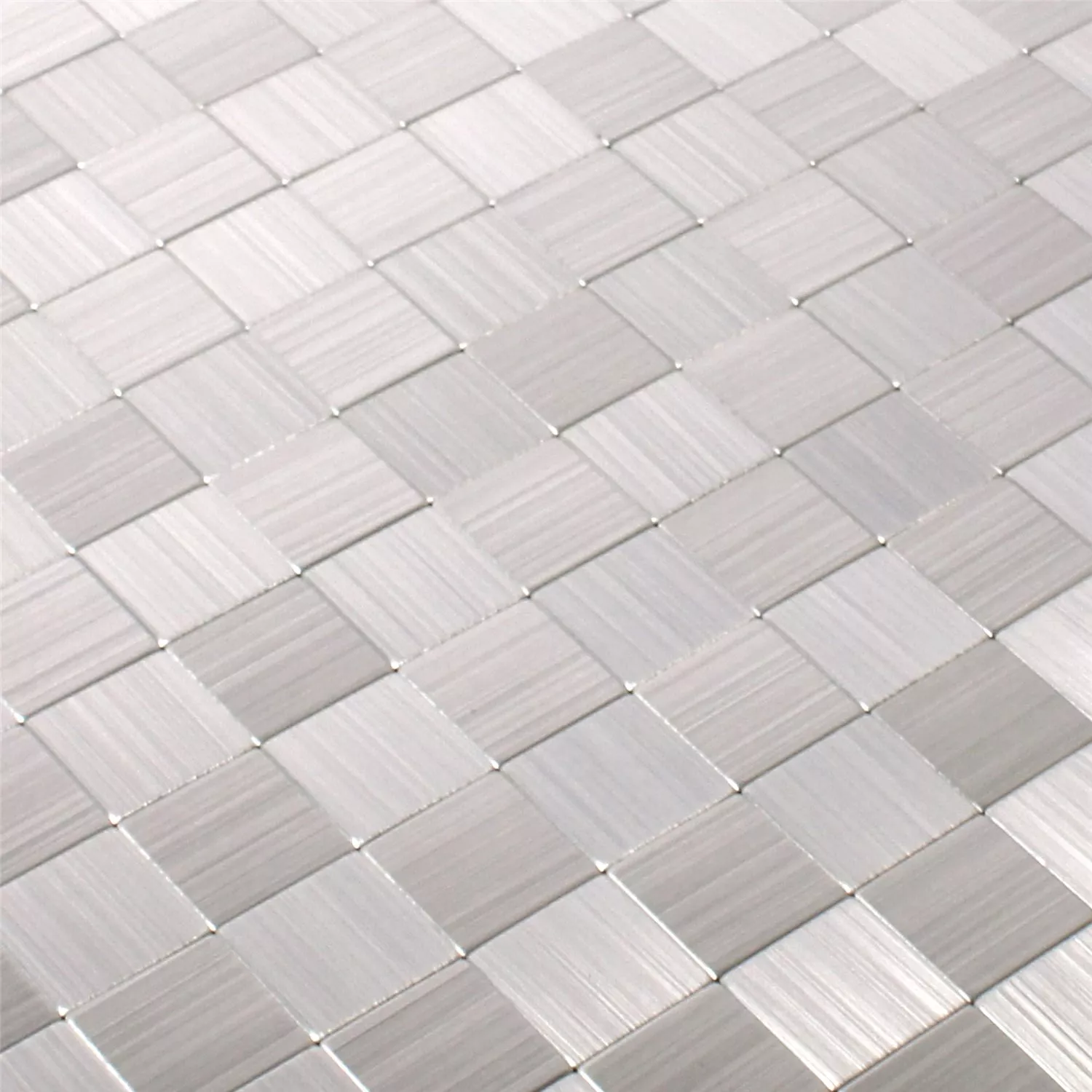 Mosaikfliesen Metall Selbstklebend Mikros Silber Quadrat 25 4 Mosaikfliesen Metall Selbstklebend Mikros Silber Quadrat 25 – Bild 2