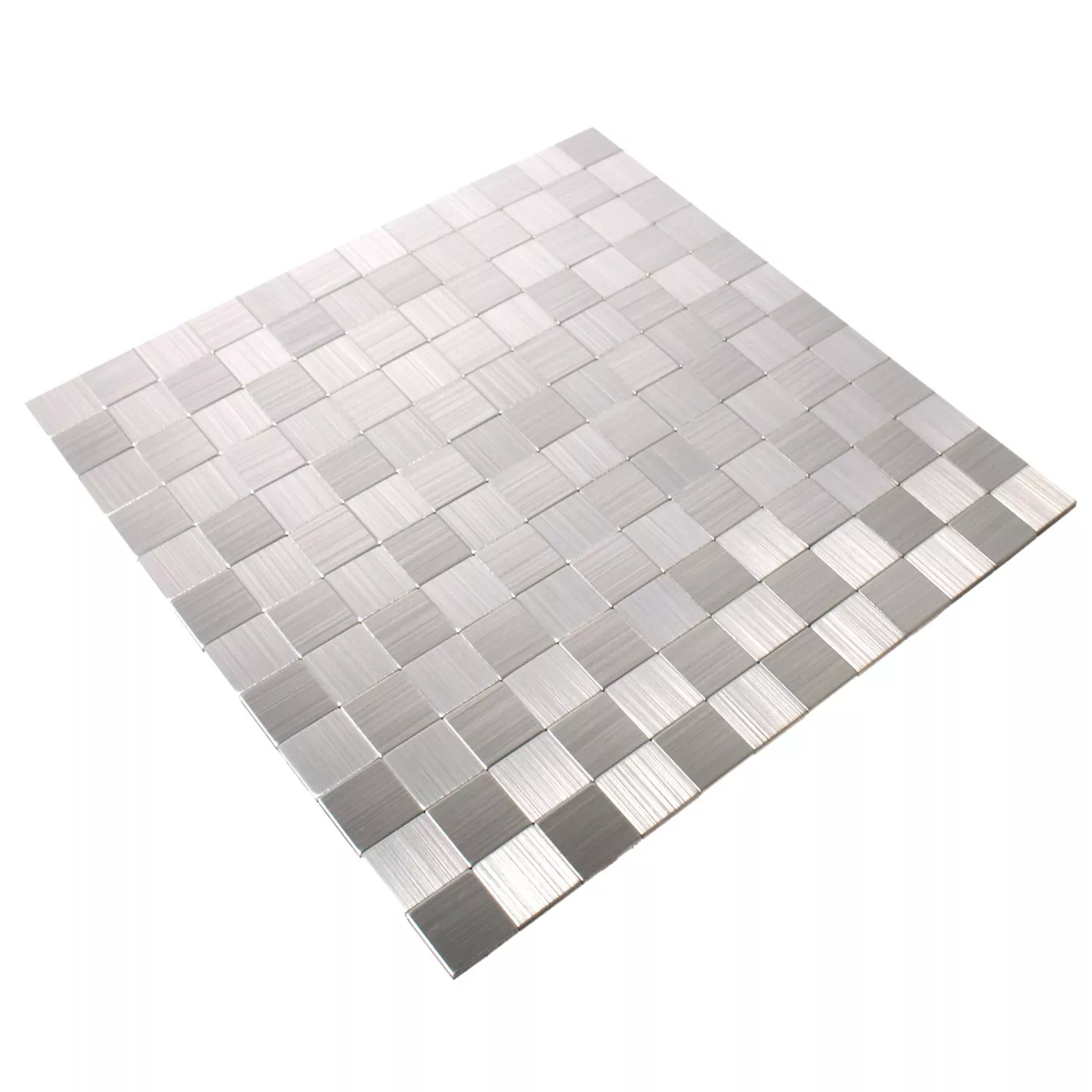 Mosaikfliesen Metall Selbstklebend Mikros Silber Quadrat 25 5 Mosaikfliesen Metall Selbstklebend Mikros Silber Quadrat 25 – Bild 3