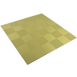 Mosaikfliesen Metall Selbstklebend Vryburg Gold Quadrat 48 -Mosafil Shop mosaikfliesen metall selbstklebend vryburg gold quadrat 48 3 89