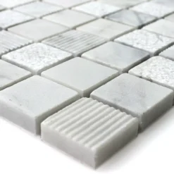Mosaikfliesen Naturstein Carrara Weiss