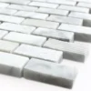 Mosaikfliesen Naturstein Carrara Weiss 15x30x8mm -Mosafil Shop mosaikfliesen naturstein carrara weiss 15x30x8mm 1 70