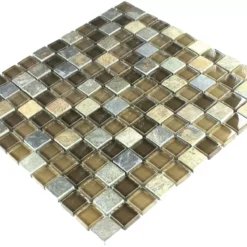 Mosaikfliesen Naturstein Glas Mocca -Mosafil Shop mosaikfliesen naturstein glas mocca 3 68