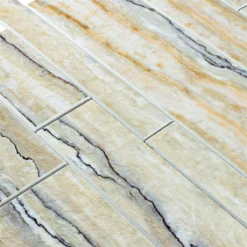 Alternative view of Mosaikfliesen Nube Selbstklebend Steinoptik Beige Grau
