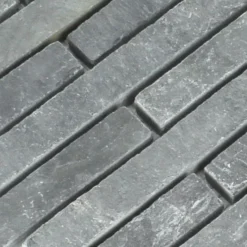 Alternative view of Mosaikfliesen Quarzit Naturstein Anthrazit Stick