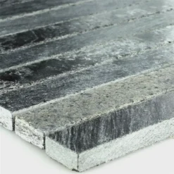 Mosaikfliesen Quarzit Naturstein Poliert 25x300x10mm