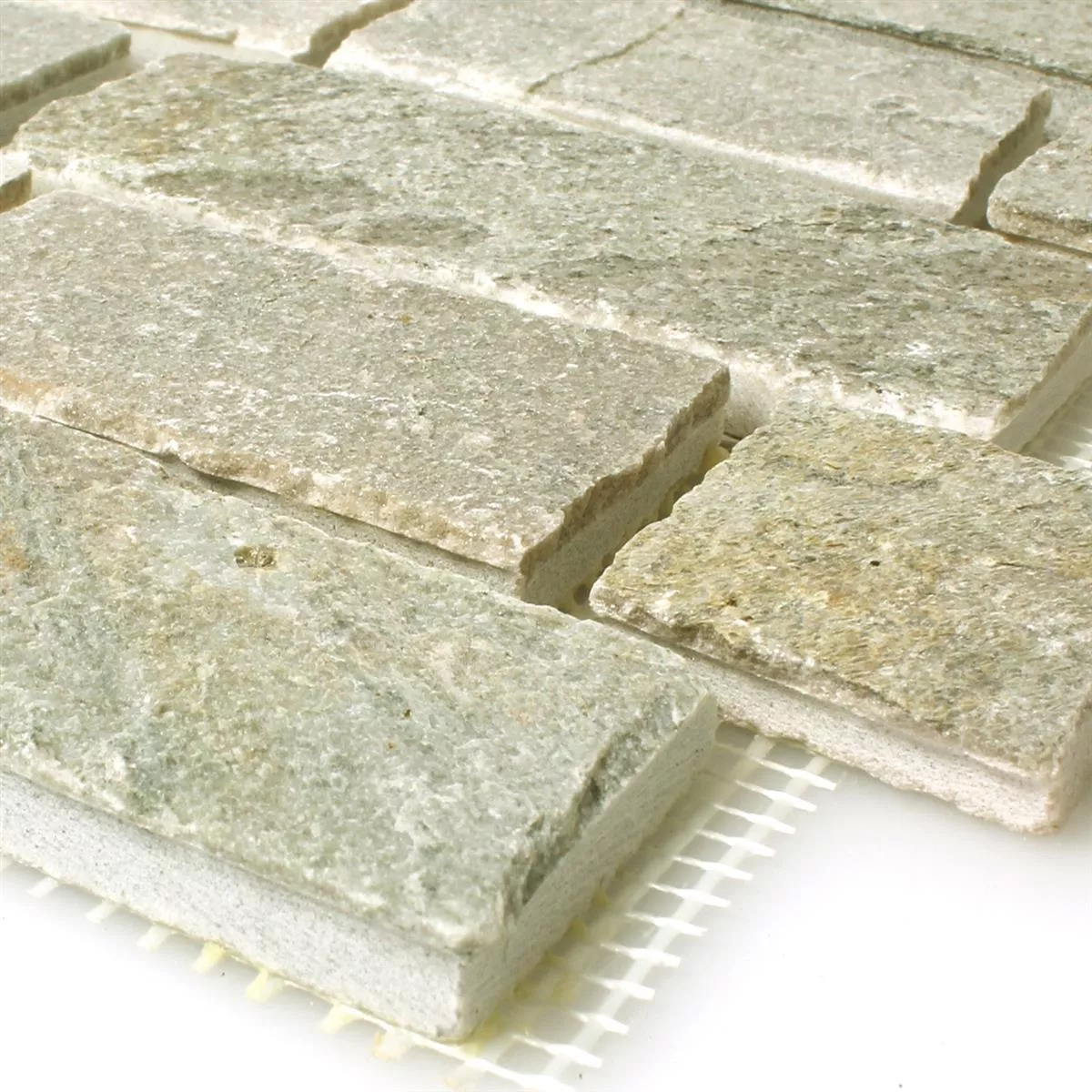 Mosaikfliesen Schiefer Naturstein Gidley Hellbeige 3 Mosaikfliesen Schiefer Naturstein Gidley Hellbeige