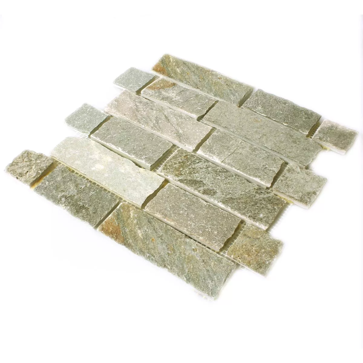 Mosaikfliesen Schiefer Naturstein Gidley Hellbeige 5 Mosaikfliesen Schiefer Naturstein Gidley Hellbeige – Bild 3