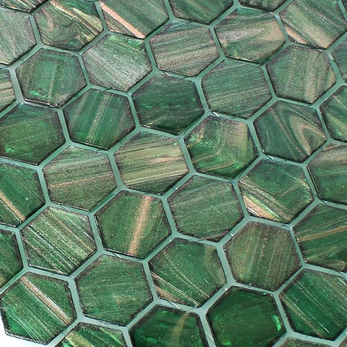 Mosaikfliesen Trend-Vi Glas Hexagonal 236 4 Mosaikfliesen Trend-Vi Glas Hexagonal 236 – Bild 2