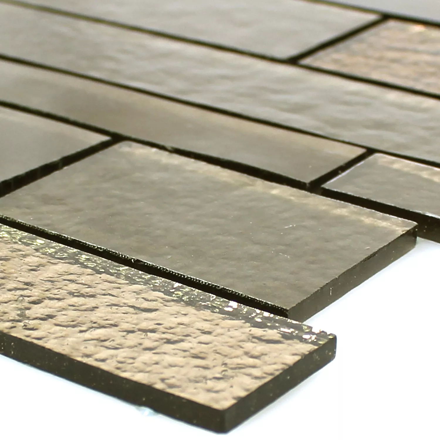 Mosaikfliesen Trend-Vi Glas Metropolis Bronzite 3 Mosaikfliesen Trend-Vi Glas Metropolis Bronzite