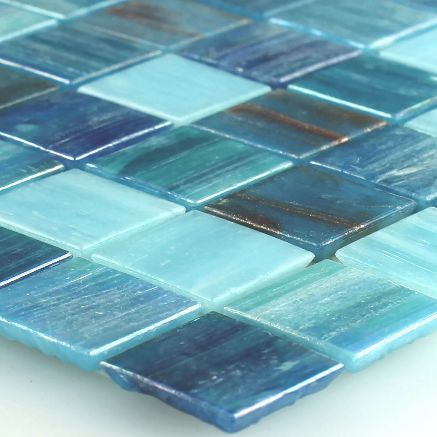 Mosaikfliesen Trend-Vi Recycling Glas Wavy 3 Mosaikfliesen Trend-Vi Recycling Glas Wavy