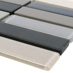 Mosaikfliesen Unglasiert Garden Beige Mix Stäbchen