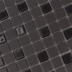 Alternative view of Mosaikfliesen Unglasiert Garden Schwarz Quadrat