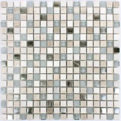 Mosaikfliesen Venzona Hellgrau Silber 9 Mosaikfliesen Venzona Hellgrau Silber -Mosafil Shop mosaikfliesen venzona hellgrau silber 4 22
