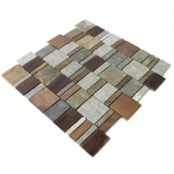 Naturstein Kupfer Mosaik Metall Mix 8 Naturstein Kupfer Mosaik Metall Mix -Mosafil Shop naturstein kupfer mosaik metall mix 3 81