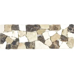 Naturstein Marmor Fliesenbordüre Alzira Castanao Biancone -Mosafil Shop naturstein marmor fliesenborduere alzira castanao biancone 3 63