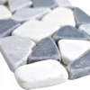 Naturstein Marmor Fliesenbordüre Alzira Schwarz Weiß Grau 1 Naturstein Marmor Fliesenbordüre Alzira Schwarz Weiß Grau -Mosafil Shop naturstein marmor fliesenborduere alzira schwarz weiss grau 1 39