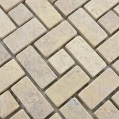 Alternative view of Naturstein Marmor Mosaik Fliesen Robin Braun
