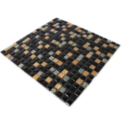 Naturstein Resin Ornament Mosaik Schwarz Kupfer 8 Naturstein Resin Ornament Mosaik Schwarz Kupfer -Mosafil Shop naturstein resin ornament mosaik schwarz kupfer 3 95
