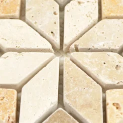 Alternative view of Naturstein Rosone Drexel Braun Beige Gold 10x10cm