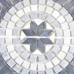 Naturstein Rosone Frisco Schwarz Weiß Grau 61x61cm 8 Naturstein Rosone Frisco Schwarz Weiß Grau 61x61cm -Mosafil Shop naturstein rosone frisco schwarz weiss grau 61x61cm 3 32