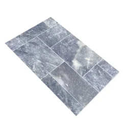 Natursteinfliesen Marmor Bardiglio Römischer Verband -Mosafil Shop natursteinfliesen marmor bardiglio roemischer verband 2 55