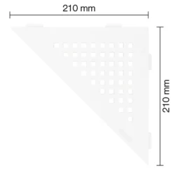 Wandablage Duschablage Schlüter Dreieck 21x21cm Square Weiß 6 Wandablage Duschablage Schlüter Dreieck 21x21cm Square Weiß -Mosafil Shop schlueter duschablage wandablage ses1d3mbw shelf s1 edelstahl corner square weiss 02 png 4e34