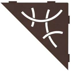 Wandablage Duschablage Schlüter Dreieck 21x21cm Curve Bronze