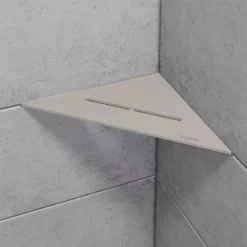 Duschablage Wandablage Schlüter Dreieck 21x21cm Pure Cream -Mosafil Shop schlueter duschablage wandablage ses1d7tsc shelf s1 cream corner pure 03 jpg ac6b