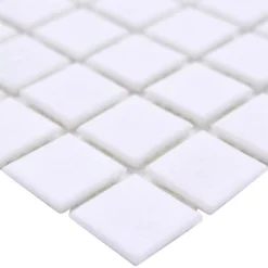 Schwimmbad Pool Mosaik Iceland Papierverklebt Weiß