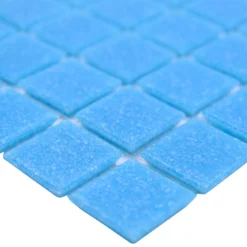 Schwimmbad Pool Mosaik North Sea Türkis Blau Uni