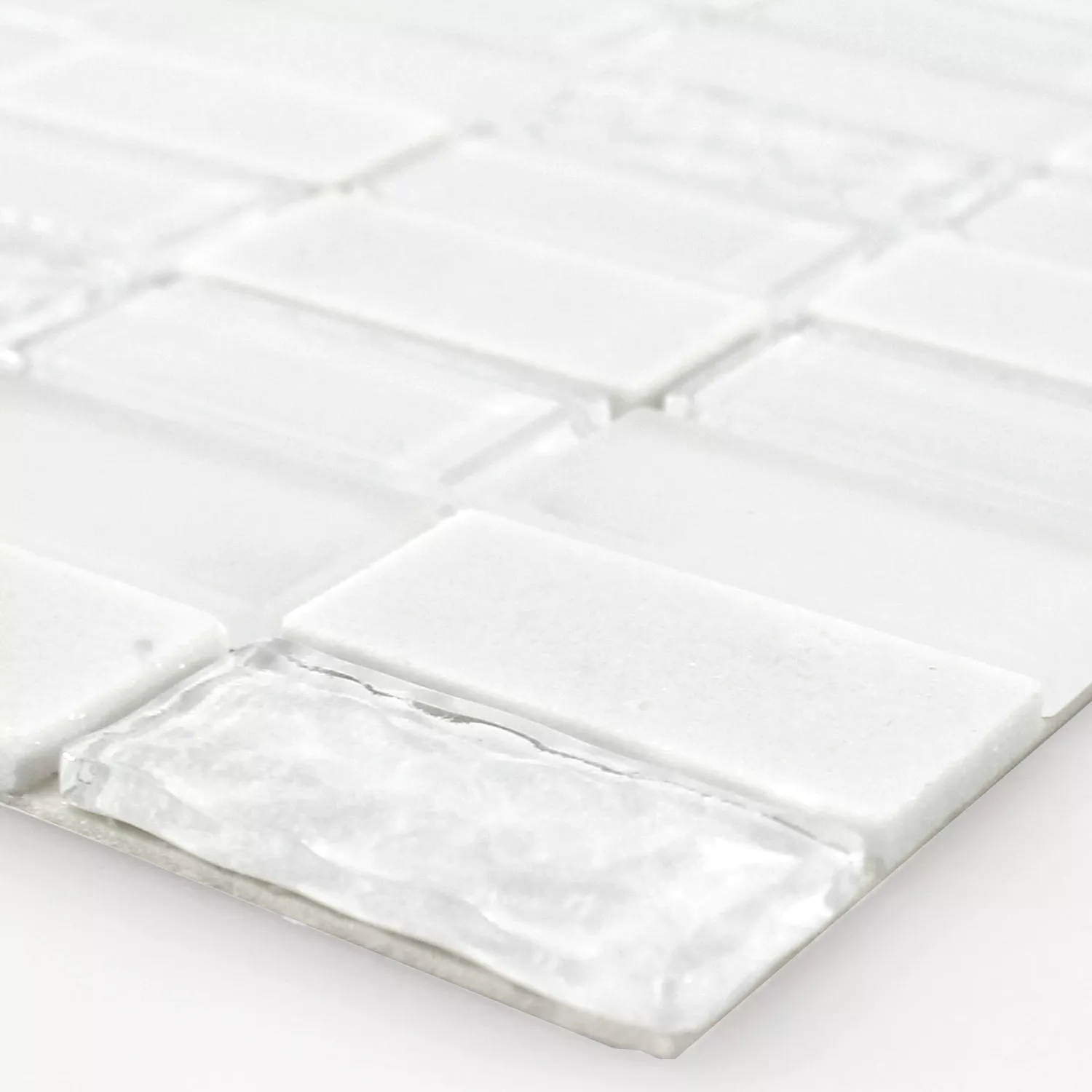 Selbstklebende Mosaik Naturstein Glas Mix Weiss Poliert 3 Selbstklebende Mosaik Naturstein Glas Mix Weiss Poliert