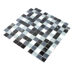 Selbstklebendes Glasmosaik Schwarz Grau 8 Selbstklebendes Glasmosaik Schwarz Grau -Mosafil Shop selbstklebendes glasmosaik schwarz grau 3 82